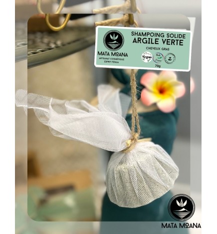 Shampoing Solide ARGILE VERTE