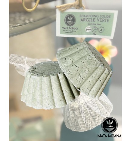 Shampoing Solide ARGILE VERTE