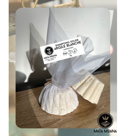 Shampoing Solide ARGILE BLANCHE
